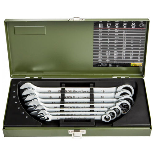 Набор гаечных ключей с трещоткой Proxxon 23275