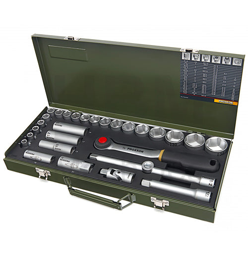 Socket Set With Accessories Proxxon 23000