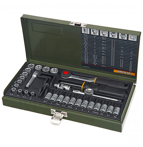 Socket Set With Accessories Proxxon 23080