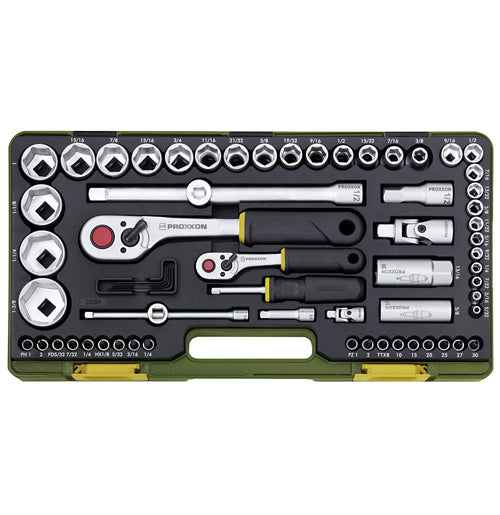 Imperial Socket Set With Accessories Proxxon 23294