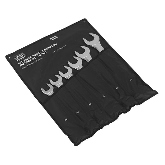 Jumbo Combination Spanner Set Sealey AK6324