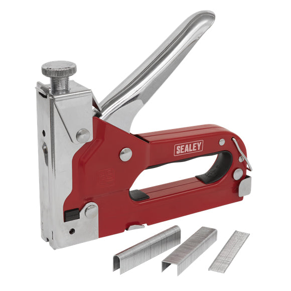 Heavy Duty Staple & Brad Nail Gun Sealey AK7061