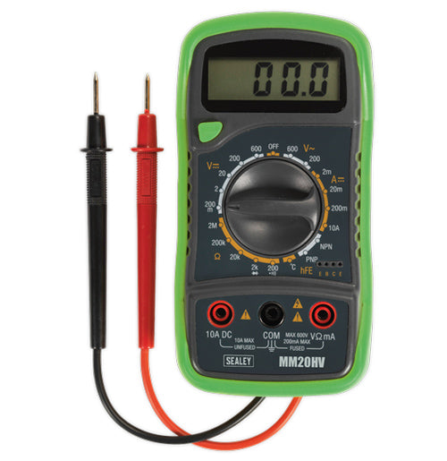 Digital Multimeter 8-Function Sealey MM20HV