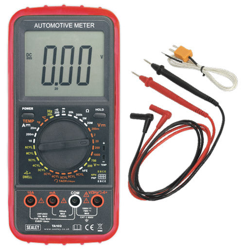 Digital Automotive Analyzer 11-Function Sealey TA102